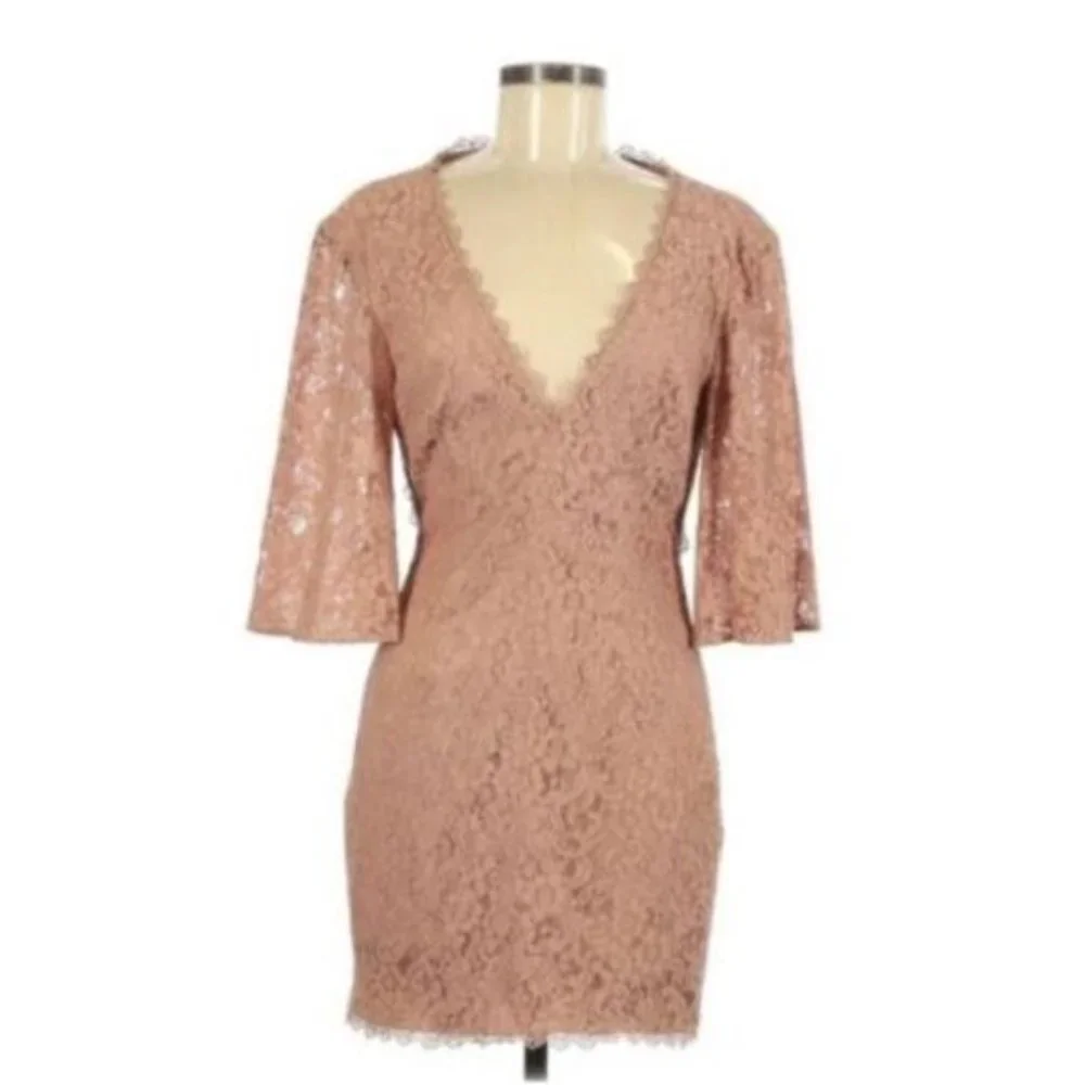 Revolve The Jetset Diaries Rosebay Mini Lace Bodycon Dress - Picture 2 of 4
